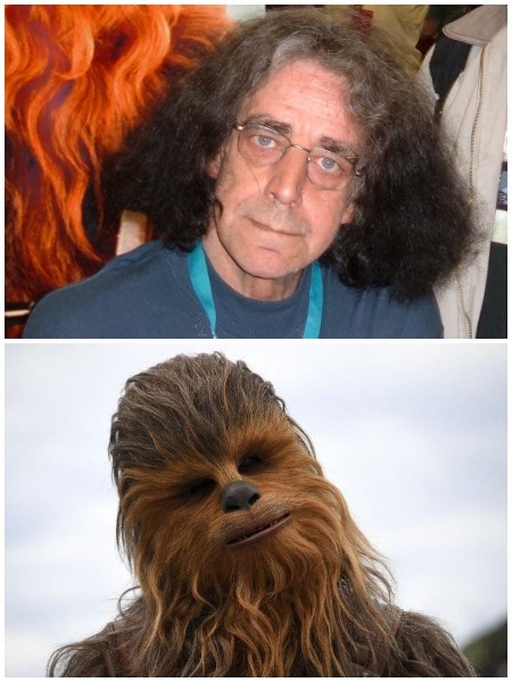 9. Peter Mayhew is Chewbacca in Star Wars