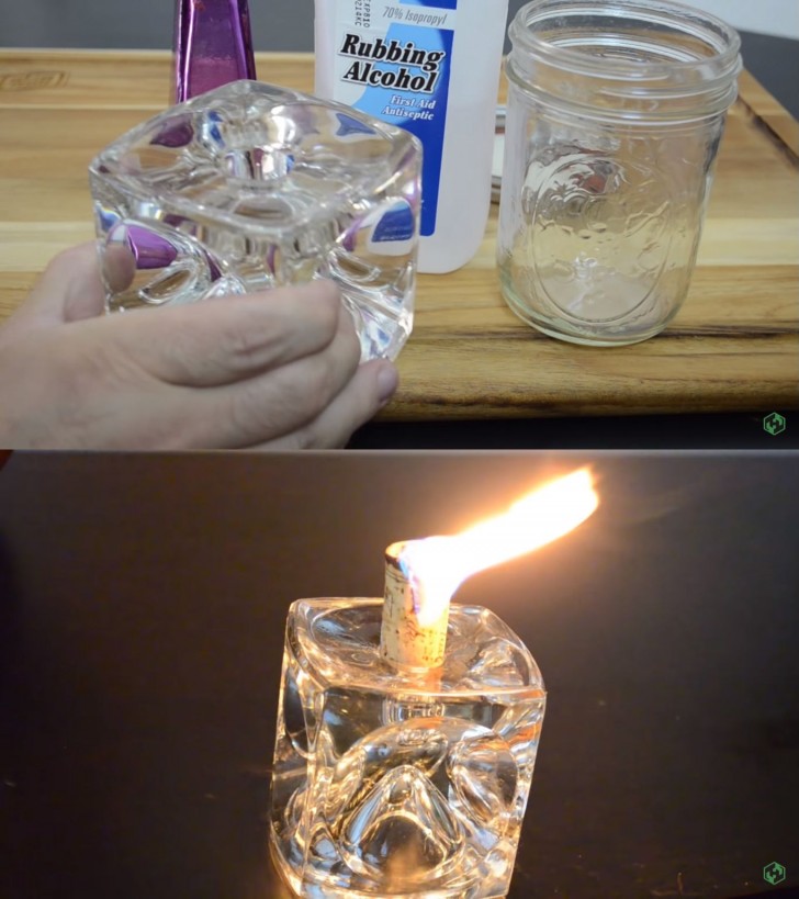 6. Tenete da parte delle candele d'emergenza: dovete solo riempire un barattolo di alcol e lasciare immersi per 24/48 ore i tappi, e poi usarli all'occorrenza