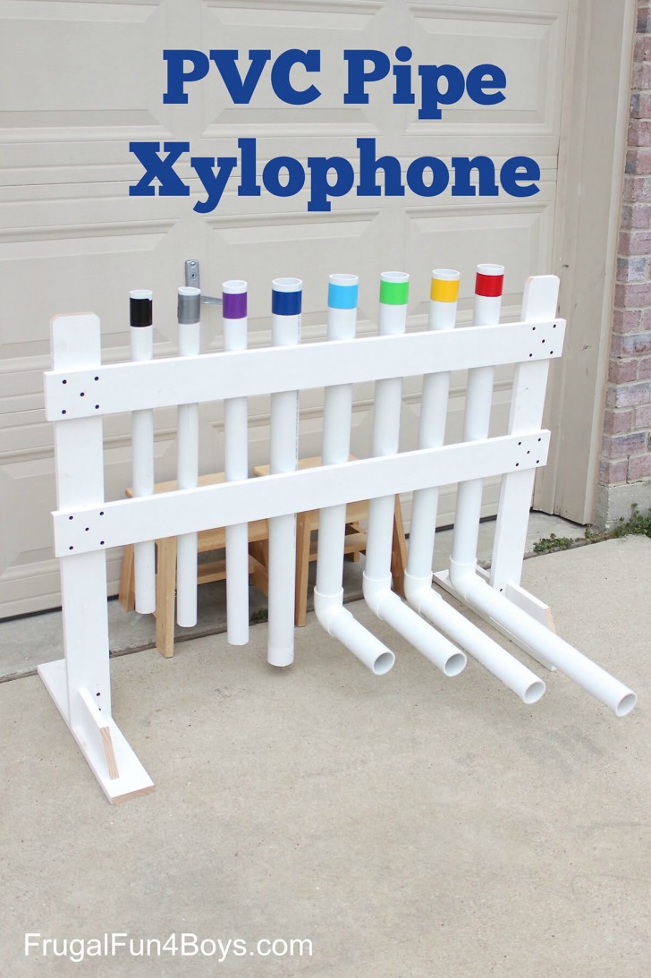 11. Se siete in vena di far musica, provate a costruire uno xilofono gigante