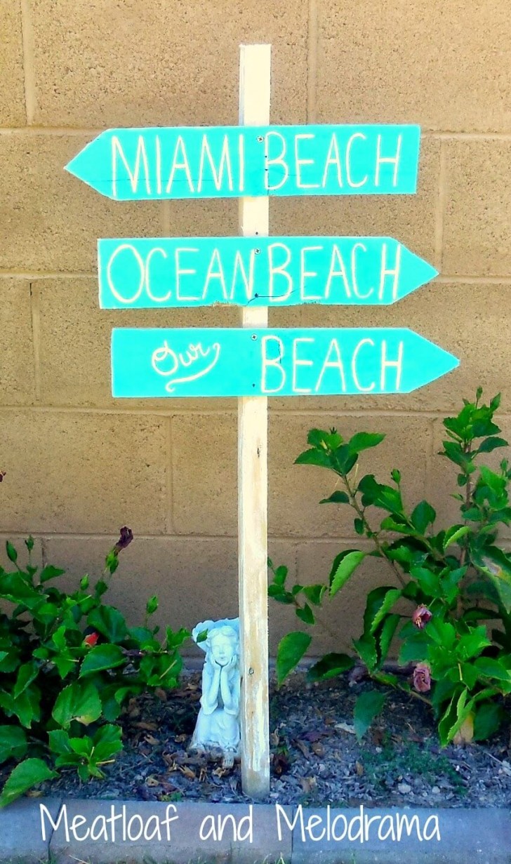 6. Se davvero vivete vicino alla spiaggia, scegliete "indicazioni" come queste