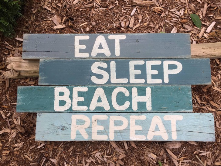 8. "Mangia, dormi, spiaggia, ripeti", il mantra di una vacanza all'insegna del relax