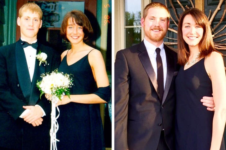 They were barely 20 years old when they got married... they still look great, even though they're older!