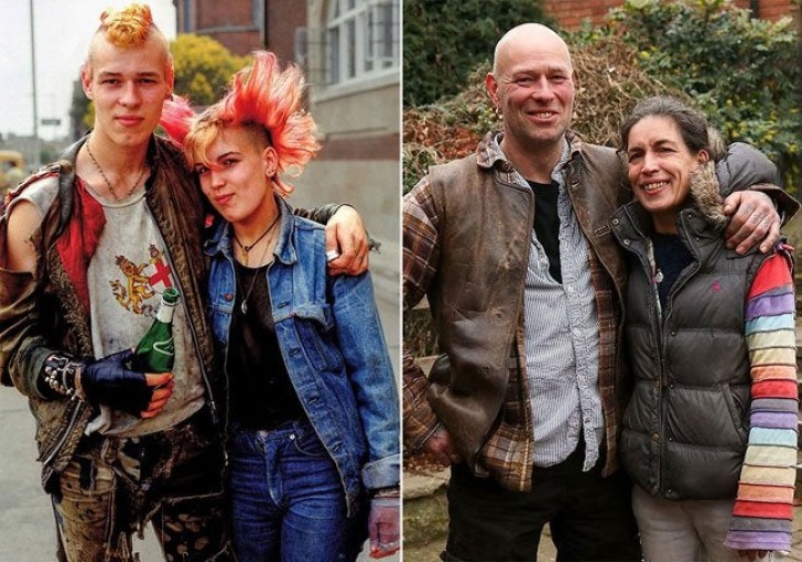 After 40 years, these two are still together... they are a true punk rocker couple!