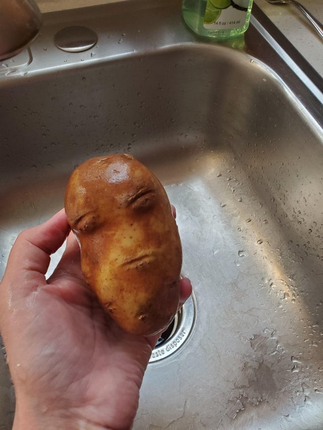 2. "Non penso di poter mangiare questa patata..."