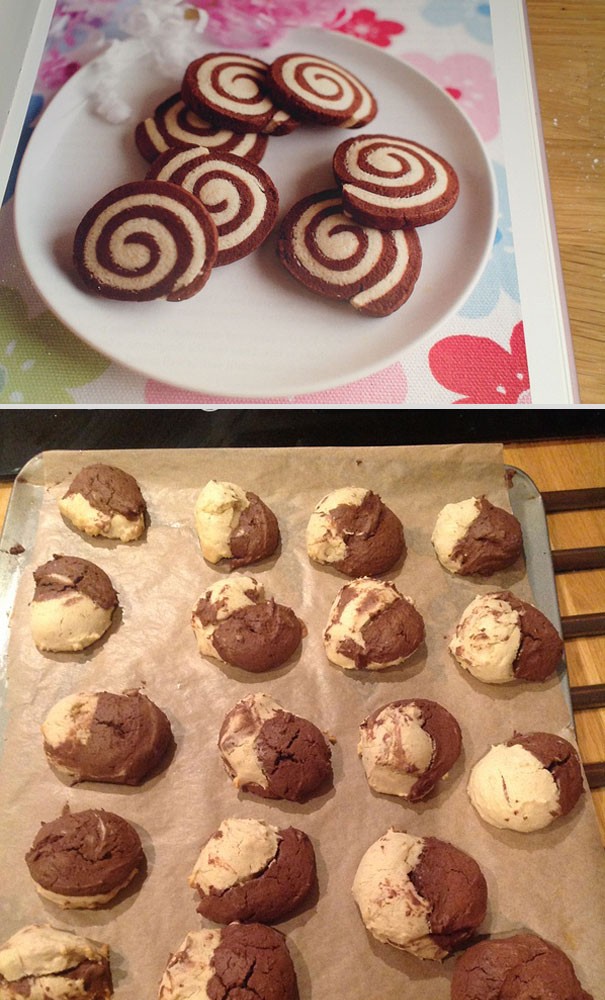 10. Avant, c'était des biscuits en spirale... maintenant allez savoir, des pâtisseries sans forme...