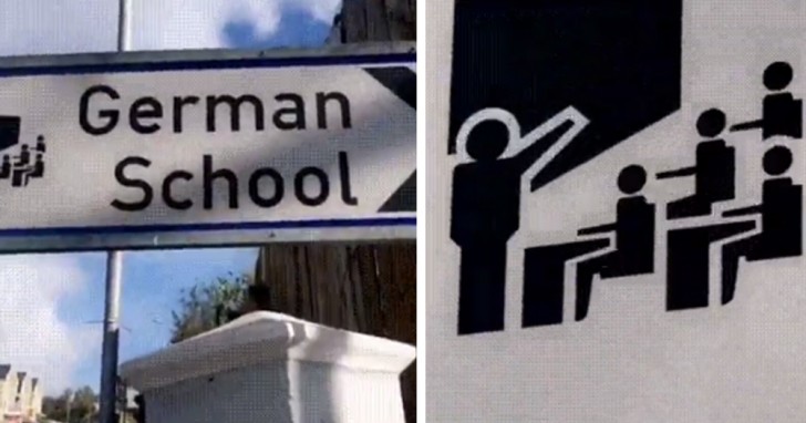 5. Peut-être que l'Allemagne devrait reconsidérer la signalisation des écoles...
