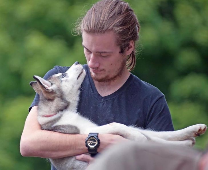 10. And to think that he really didn't want to get a husky: look at them now!