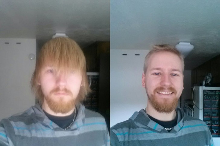 9. Voici ce qui se passe quand on ne se fait pas couper les cheveux pendant huit mois...