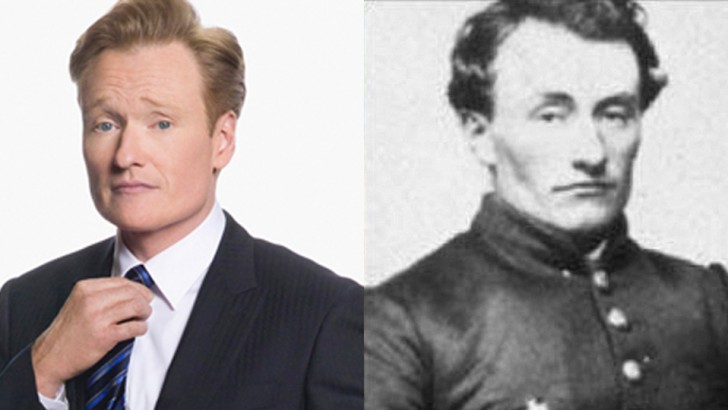 5. Man bemerkt sofort eine gewisse Ähnlichkeit zwischen Conan O'Brien und dem Soldaten Marshall Harvey Twitchell