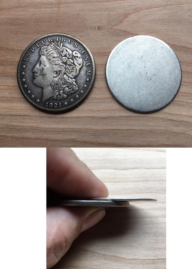 15. Un dollaro d'argento americano tenuto per 63 lunghi anni all'interno di una tasca...