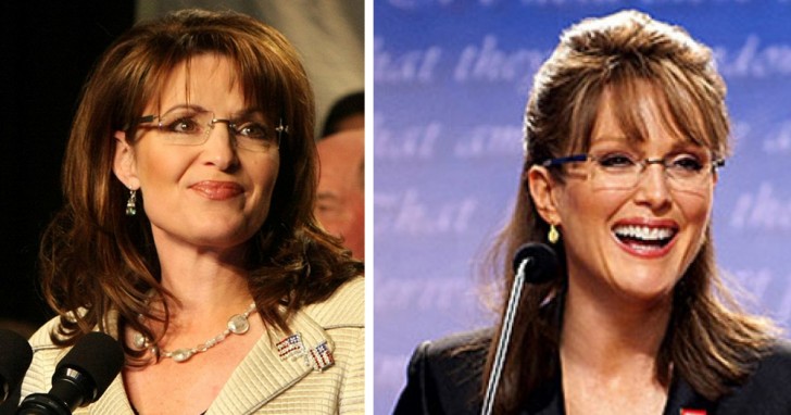 8. Julianne Moore ist identisch mit Sarah Palin in "Game Change"