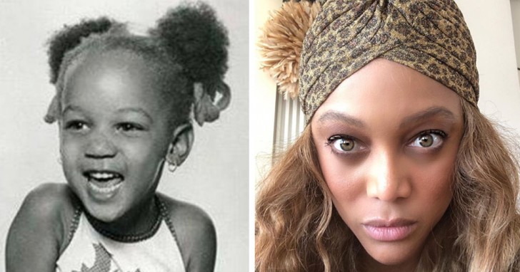 2. Tyra Banks seemed born to be a model