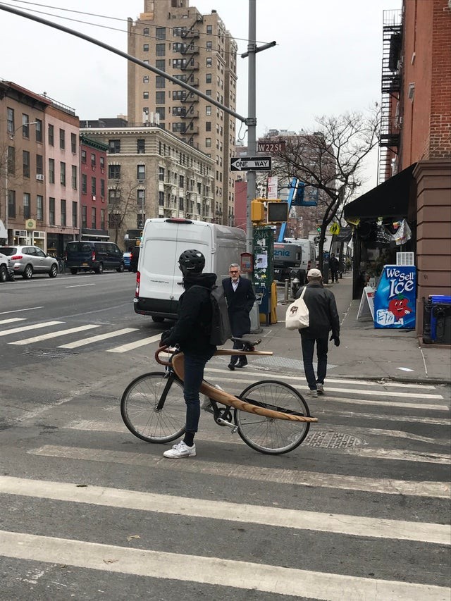 Un design originale per la vostra bicicletta cittadina? Perché non provate il legno?