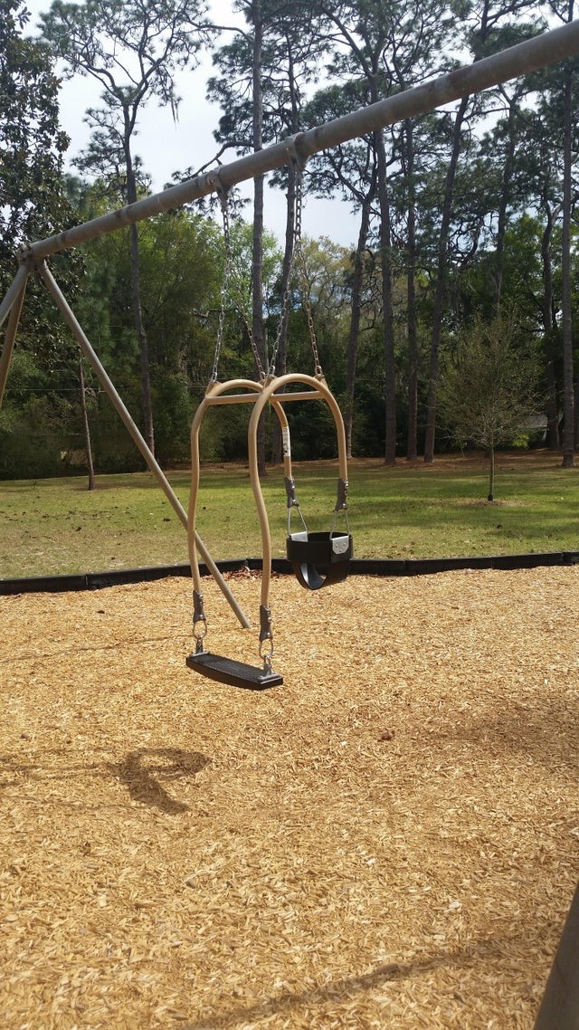 Une balançoire conçue pour divertir le petit... et l'adulte en même temps !