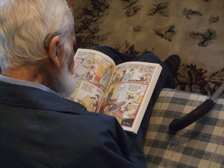 Mio nonno di 97 anni ha appena scoperto il mondo dei fumetti