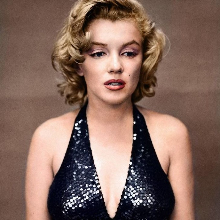 Eine seltene Aufnahme von Marilyn Monroe nach einer Party