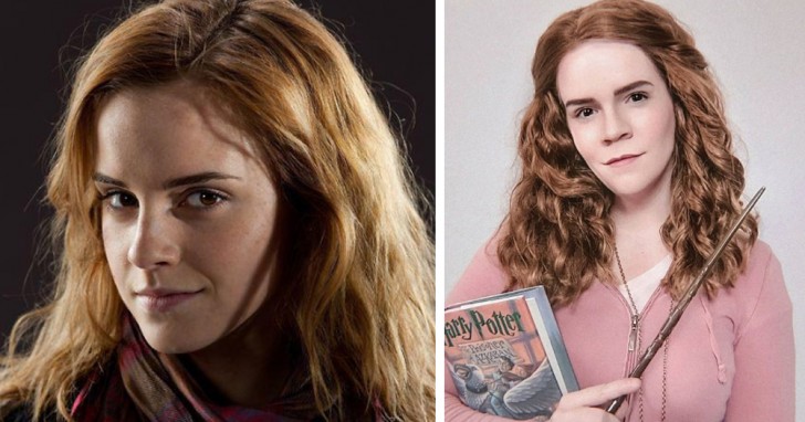 9. Dieses Mädchen scheint sich gut als Emma Watson in Harry Potter zu kleiden!