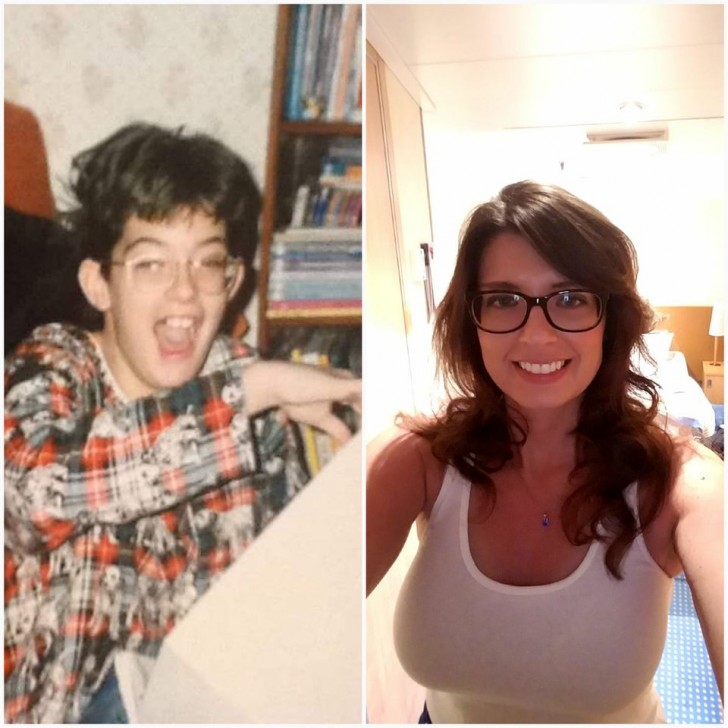13. Twenty years later she is a completely different person! 11 years vs 31 years