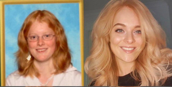 6. "I found an old photo from when I went to school ... 14 vs 29 years!"