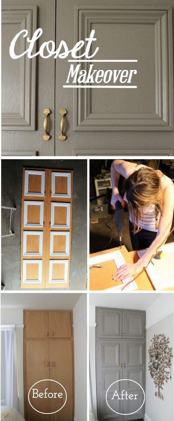 1. Je kunt panelen maken op de kastdeuren