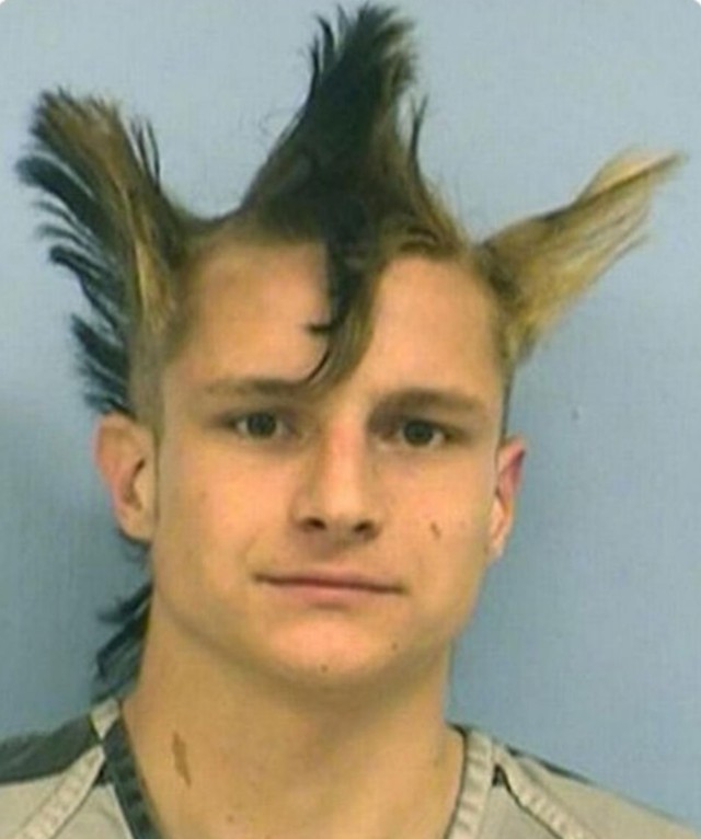 That hair is super impressive, but not in a good way...