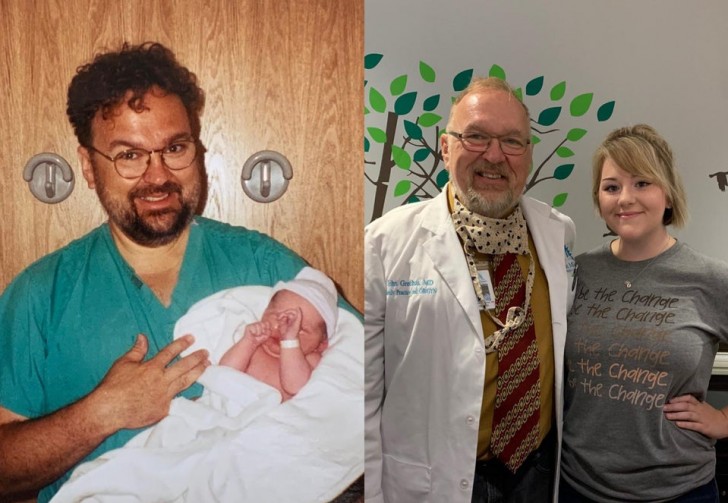 "Ich arbeite mit dem Arzt zusammen, der mich vor 21 Jahren auf die Welt gebracht hat"
