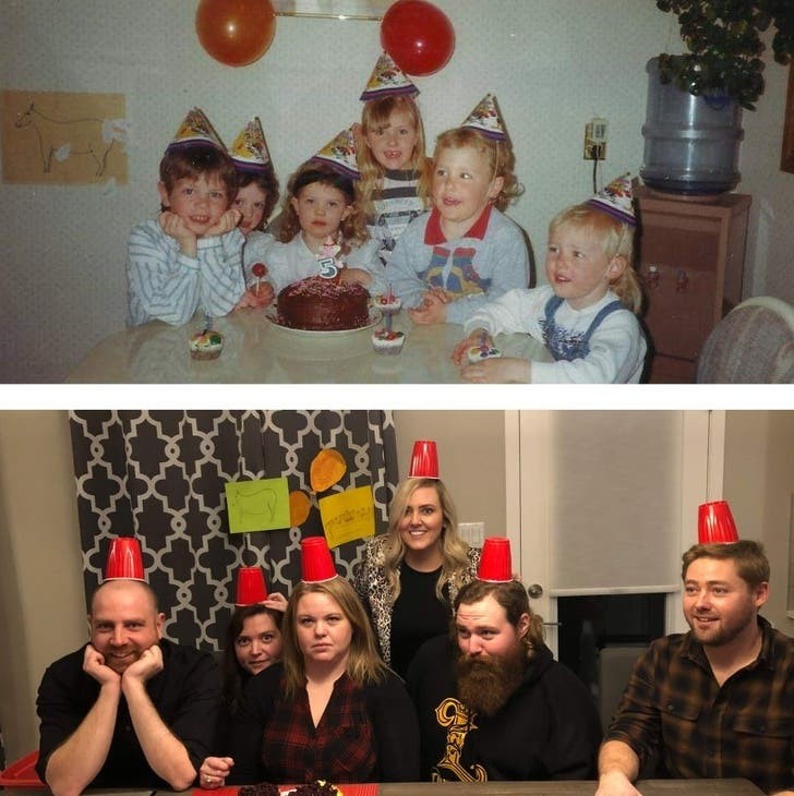 5. "Me and my cousins ... 27 years later"