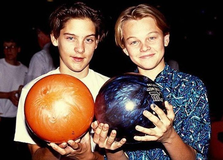 2. Leo and Tobey McGuire's friendship dates back to their school days