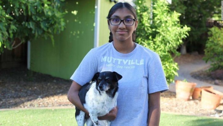 10. Uma menina de 14 anos resgata os cachorros da rua e dá a eles uma família: ela também foi adotada por uma linda família!