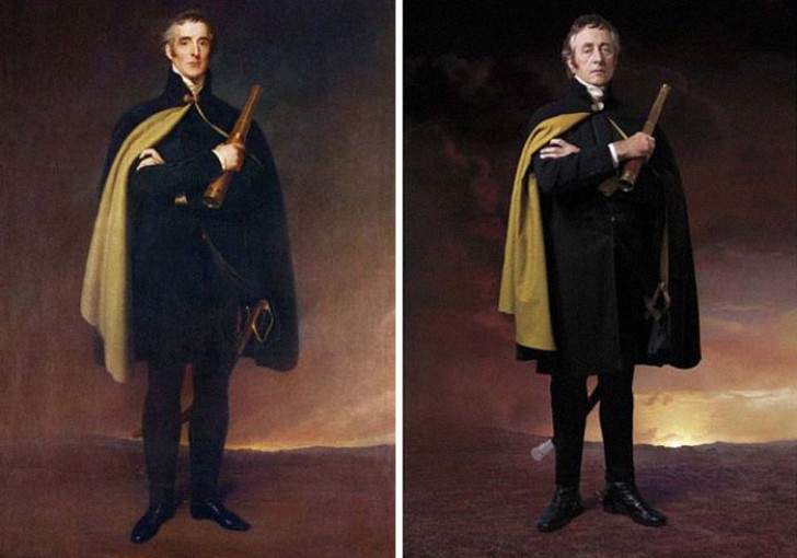 9. Arthur Wellesley , erster Herzog von Wellingston (1824), und Jeremy Clyde, sein Nachfahre