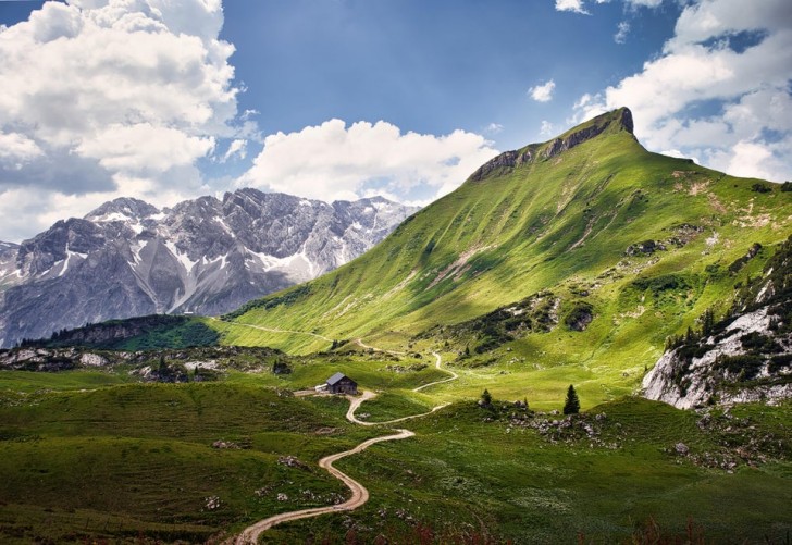 Le paysage époustouflant de Rothorn, en Autriche