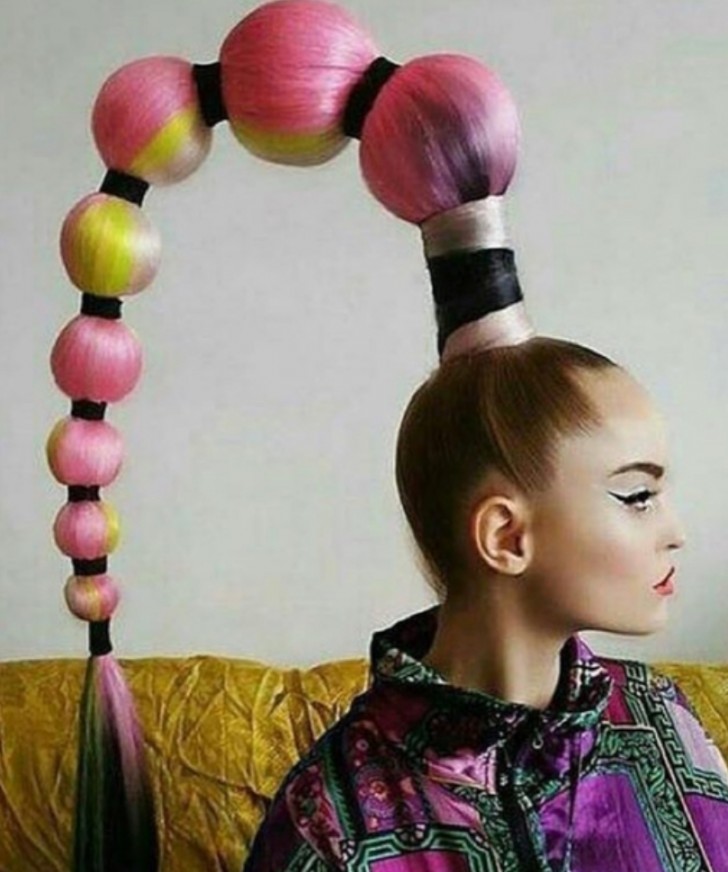 6. Une coiffure tout en géométrie