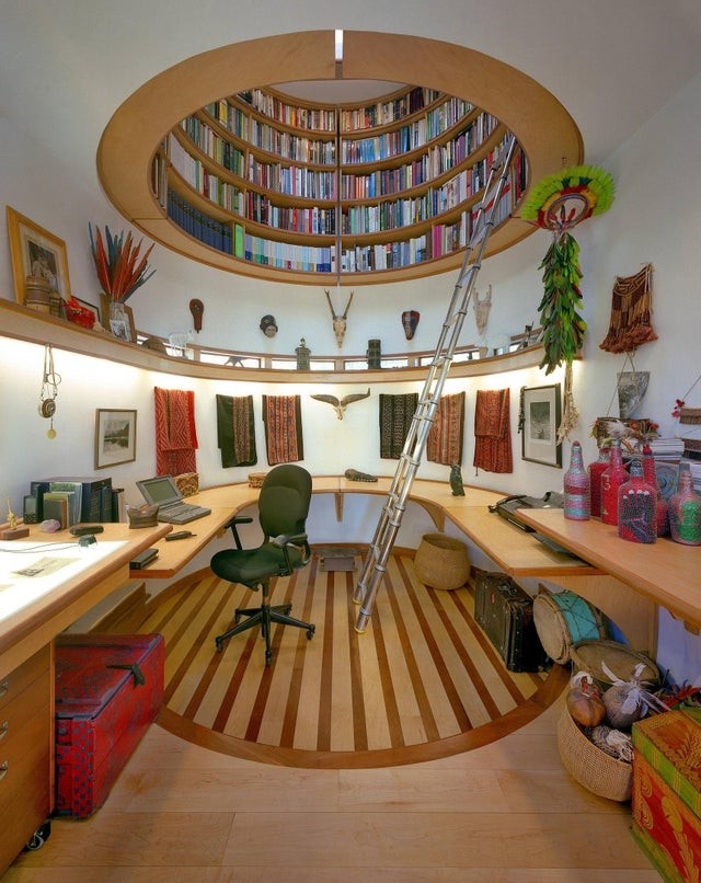 9. Chi non vorrebbe vivere e studiare in una camera come questa?