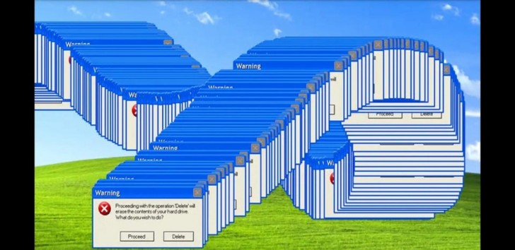 12. Quando su Windows XP ti dava un errore