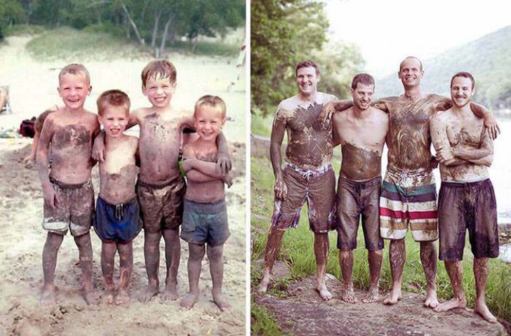 14. Quatro grandes amigos e a mesma alegria de tantos anos atrás