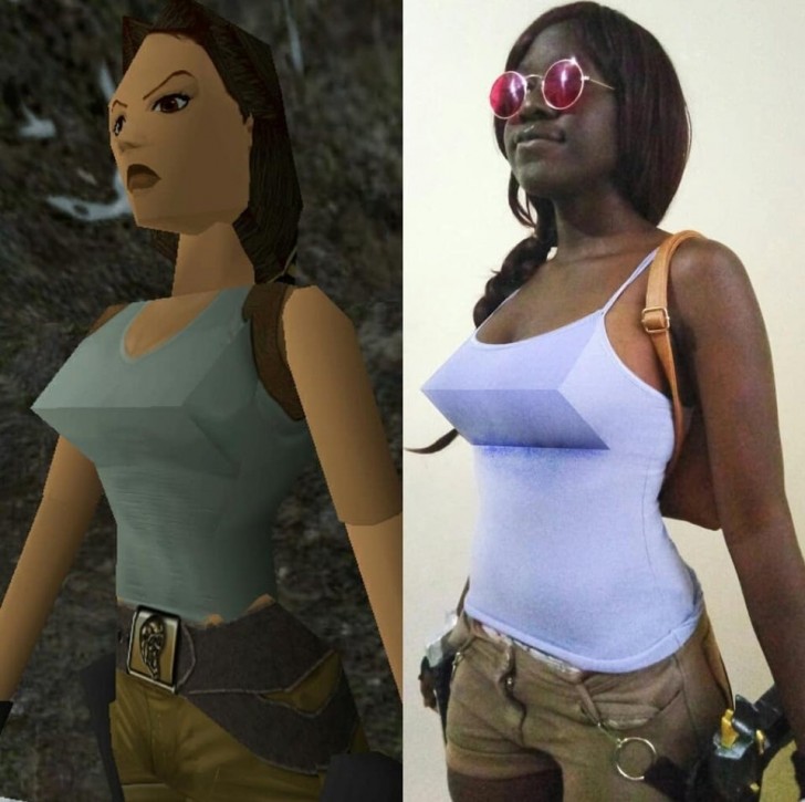 Une Lara Croft... impressionnante !