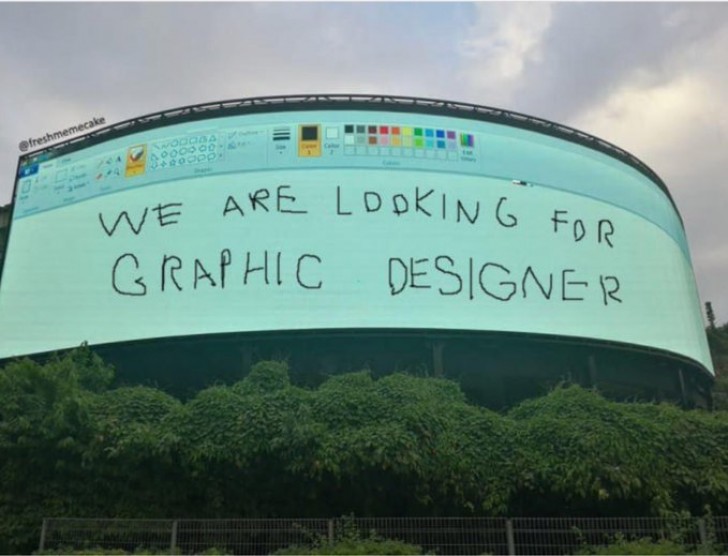 10. "Nous cherchons un designer"... et ça se voit !