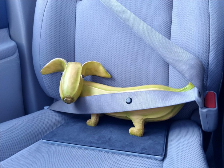 Ich konnte mir diese mythische Bananenhund-Figur nicht entgehen lassen!