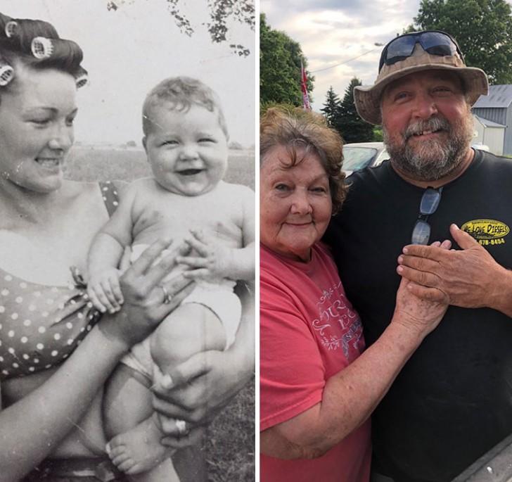 Nonna e papà nel 1966: oggi siamo nel 2020!