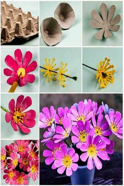 10. Un'altra idea per creare mazzi di fiori