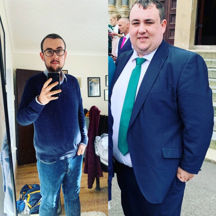 1. "Foi realmente um ano e tanto, mas perdi muito peso... pesava 127 kg, agora 78 kg!"