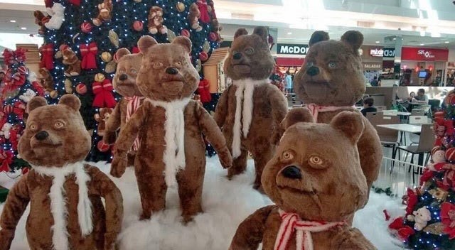 14. Diese Weihnachts-Teddybären sehen so beruhigend aus...