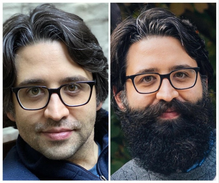 3. "Me dejé crecer la barba por primera vez en 36 años...¡gracias por haberme inspirado a hacerlo!"