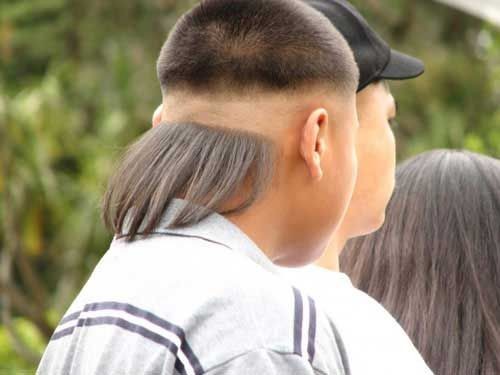 ¡Un corte de cabello...inconfundible!