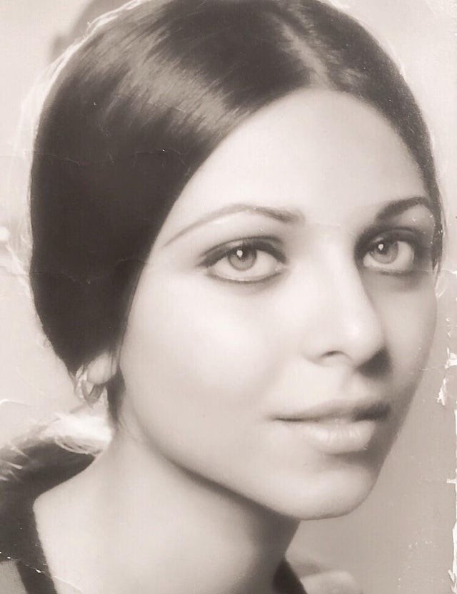 "Een portret van mijn oma in 1970, in Iran."