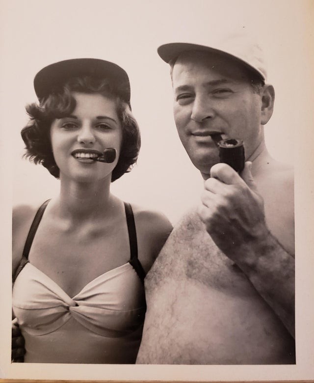 "Mijn oma en overgrootvader roken een pijp in 1947."