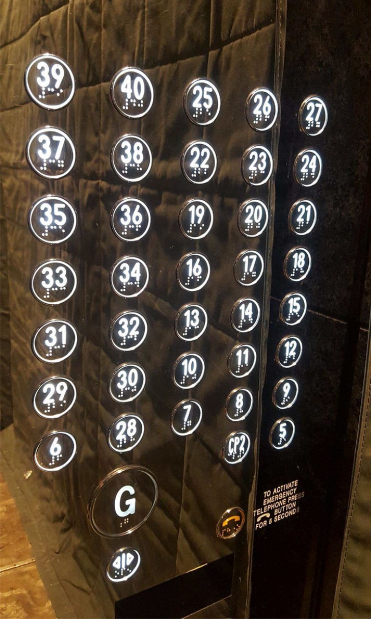 1. Comment est-il possible d'envisager la création d'un panneau de commande d'ascenseur comme celui-ci ?