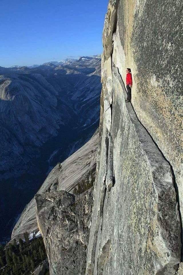 Questa famosa foto scattata allo Yosemite National Park.
