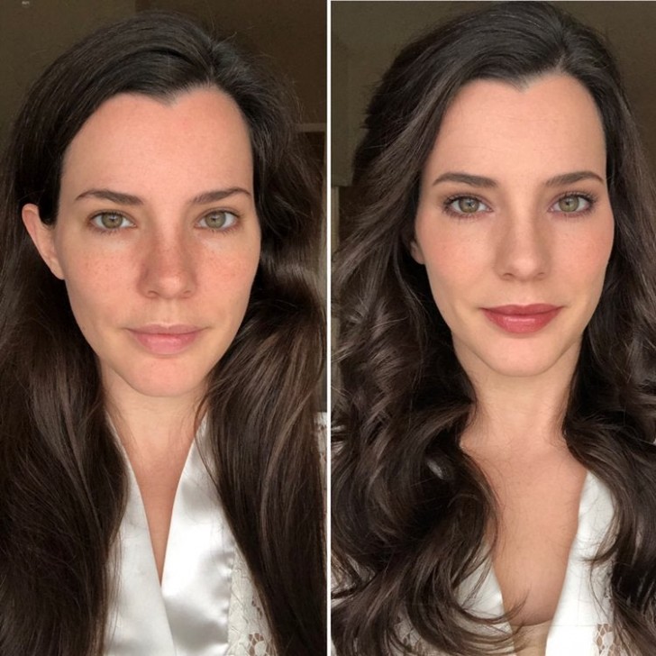 Une transformation light... un excellent maquillage fait maison qui ne cache pas mais renforce le naturel du visage