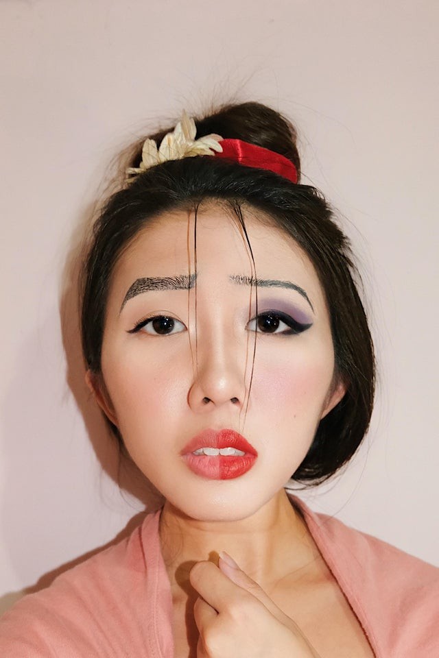 Inspired by the cartoon Mulan, I wanted to transform myself into the Chinese heroine!
